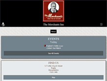 Tablet Screenshot of merchantsinn.co.uk